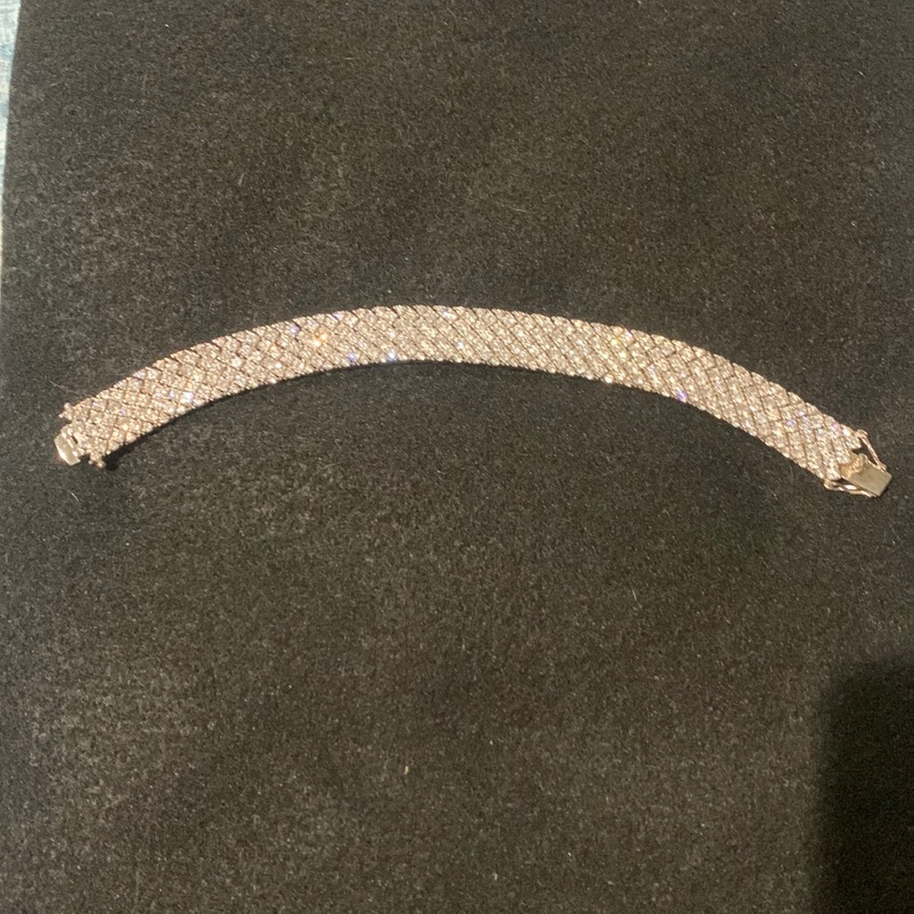925 cubic zirconia bracelet